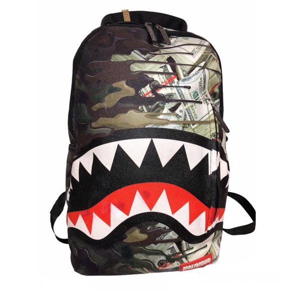 bape backpack money
